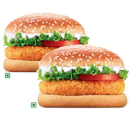 2 BK Veggie Burgers,