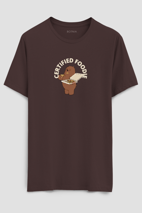 Certifed Foodie- Half sleeve t-shirt-XS