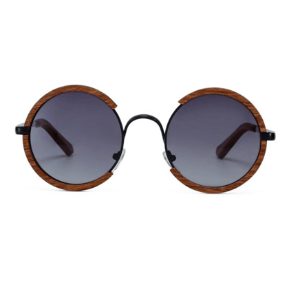 First Lens BambooBreeze Wooden (UV + Polarized) Sunglasses 004-Dark Brown