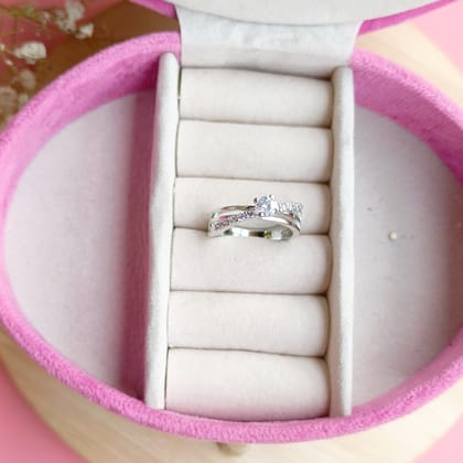 Vs sterling silver Cocktail Ring-150-9