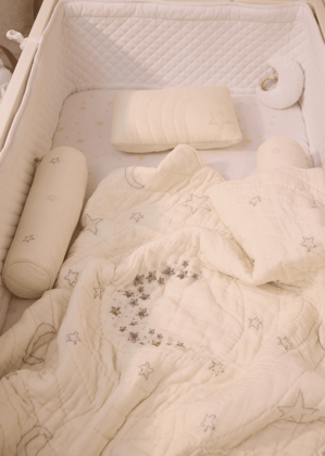 Luna Cot Bedding Set with Bumper