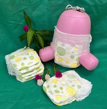 Imported A-grade Super Baby Diaper - (50 pcs ) (SIZE- L)