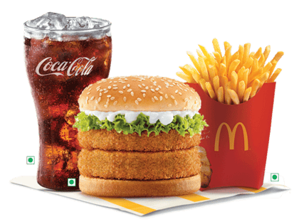 Large EVM McVeggie® Double patty Burger