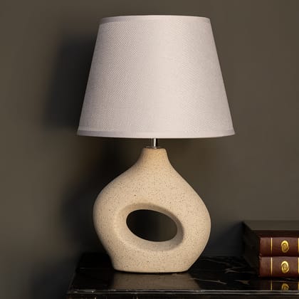 Midnight Shine Decorative Ceramic Desk Lamps - White-Height - 14 Inches & Width - 9 Inches / Ceramic / Available