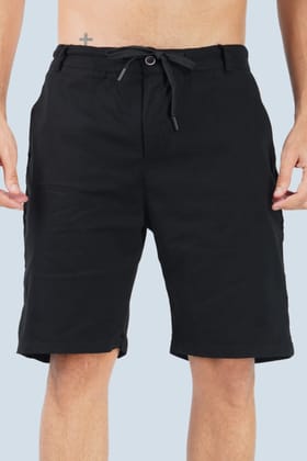 Black Half Pant-L