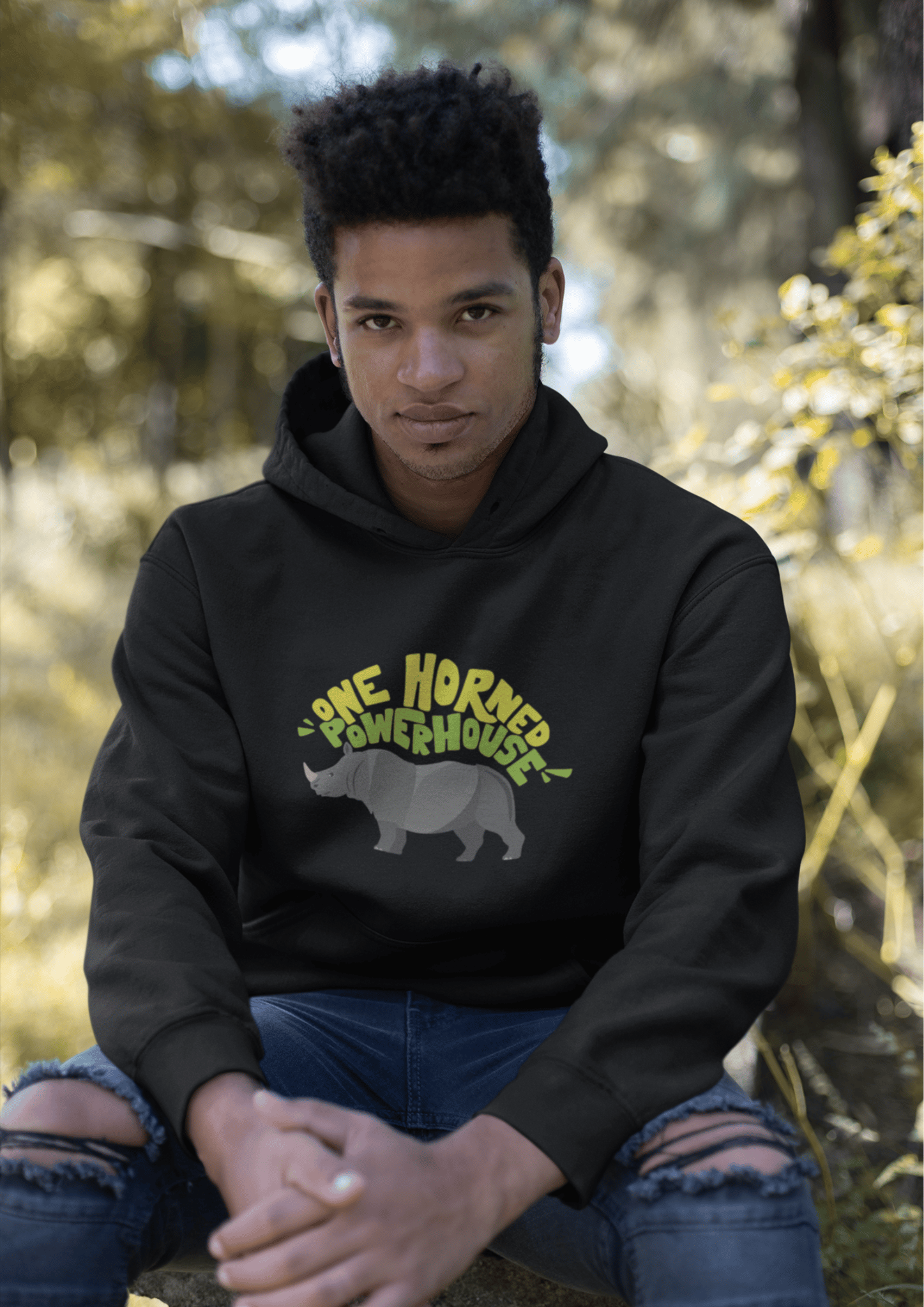 One Horned Powerhouse-S / Black