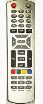 EHOP Compatible Remote Control for Dish TV DTH Remote - Zenega 4 Set Top Box DishTV