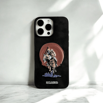Santa Barbara Midnight Black Warrior MagSafe Case-iPhone 14 Pro