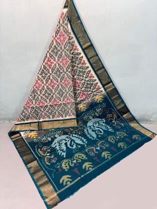 Elegant Soft Handloom Sico Pattu Sarees in Classic Off White-off white