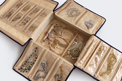 Jewellery Organiser - Big (BJ4) Blush Pink