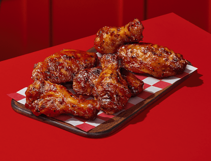 Baked Southern Fiery Chicken Wings 6pc