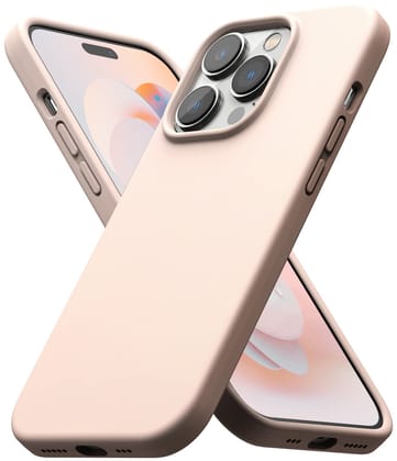 (Refurbished) Apple iPhone 14 Pro Max Back Cover Case | Silicone - Pink Sand