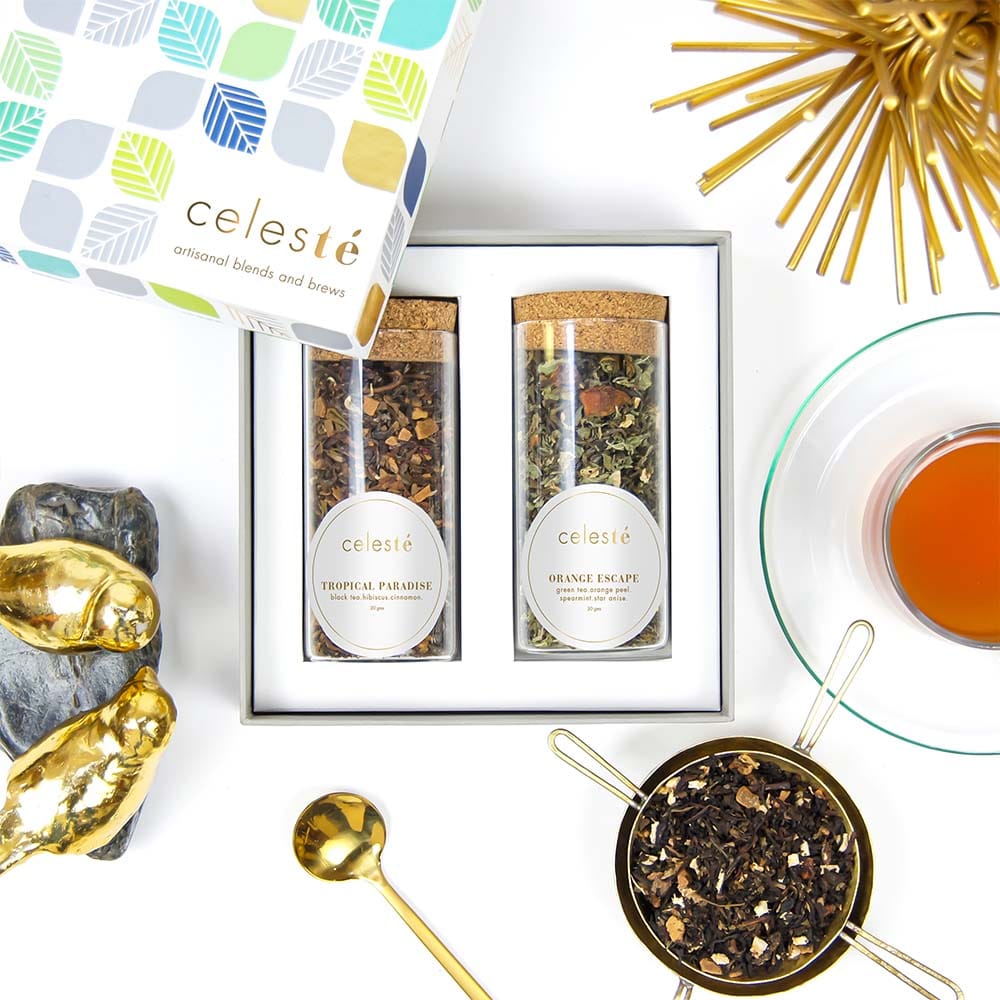 Tea Gift Box | Mélange-ROYAL BLOSSOM (20 GRAMS) / SOULFUL TANGO (20 GRAMS)