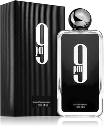 Afnan 9 PM Eau De Parfum for Men – 3.4 oz / 100ml – Bold and Sophisticated Fragrance Spray