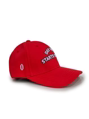 Sanity Essential Red Baseball Cap for Men and Women | Active Outdoor Wear