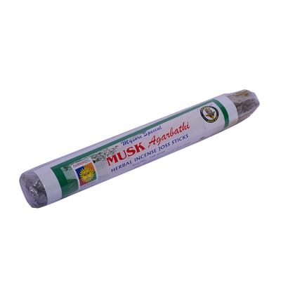 Mysore Special Musk Agarbathi Herbal Incense Joss Sticks - 100 gms