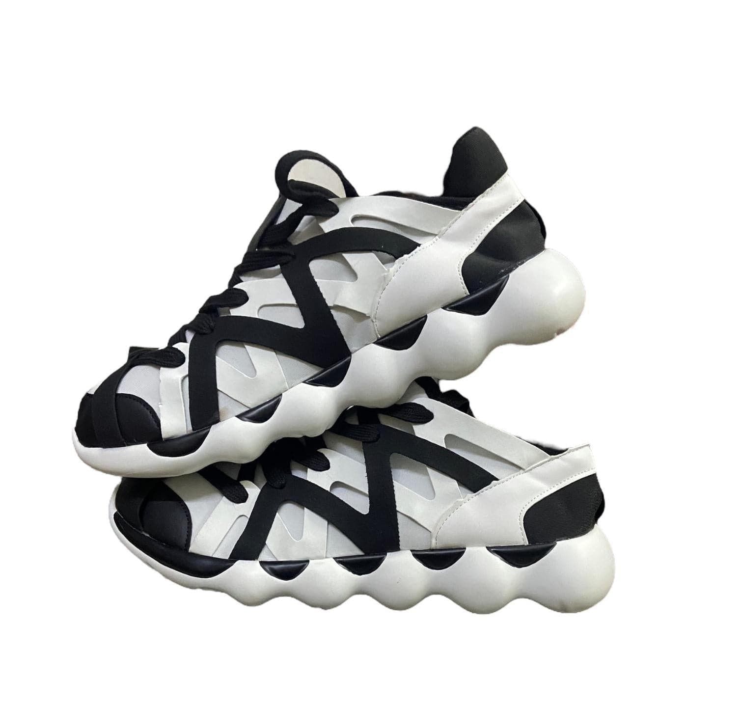 "Fashionray move forward" trail lace up mesh trainers shoes-EU 43 - UK 9 / Grey