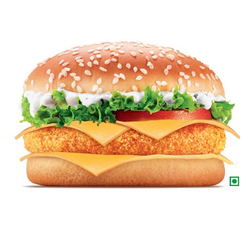 BK Veggie Triple Cheese Burger.