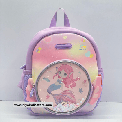 3D unicorn school backpack!🦄 (small size)-Mermaid