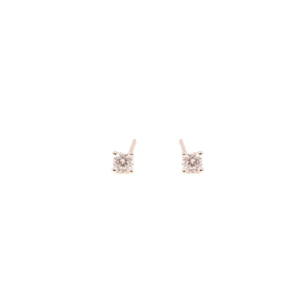 Jacobella Studs | 925 Silver Earrings for Women-Gold