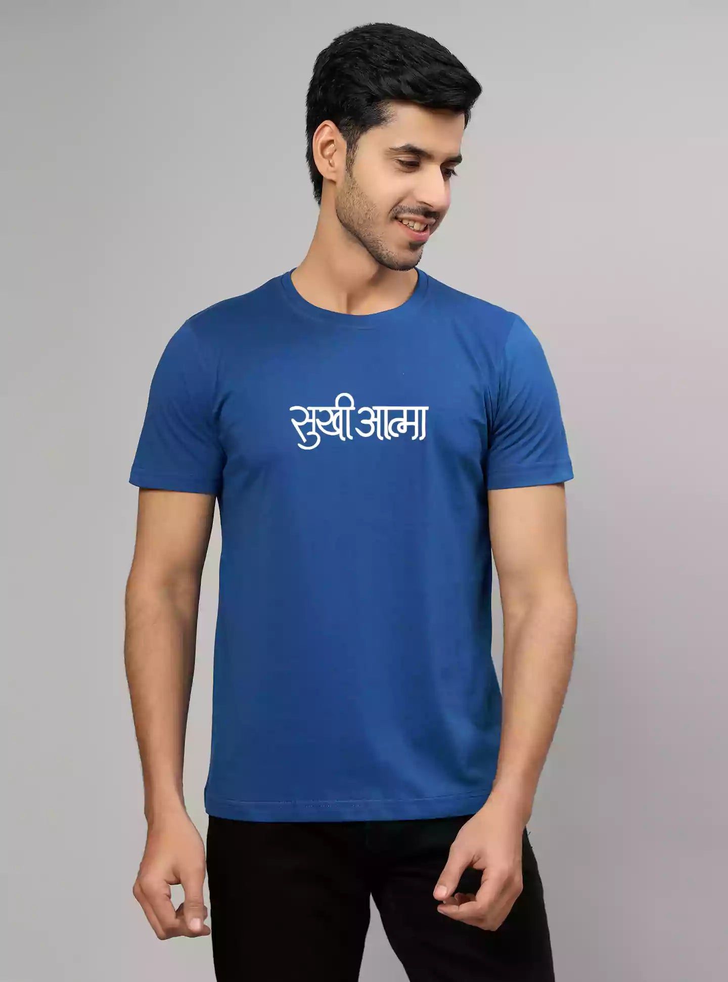 Sukhiaatma - Sukhiaatma Unisex Graphic Printed RB T-shirt-XS-36