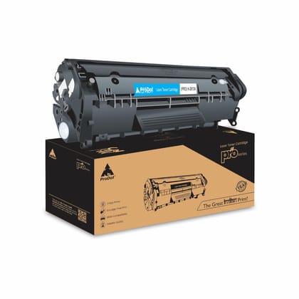 ProDot (PRO H-2612X Laser Toner Cartridge for HP Q2612A & Canon CRG 303/703/FX-9/FX-10 Compatible with HP Laserjet 1010-1020, 3015-3055 & Canon LBP 3000, L160 IC, MF4000
