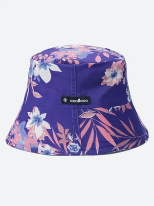 Trendz Floral Print Reversible Women Bucket Hat For Stylish-FR