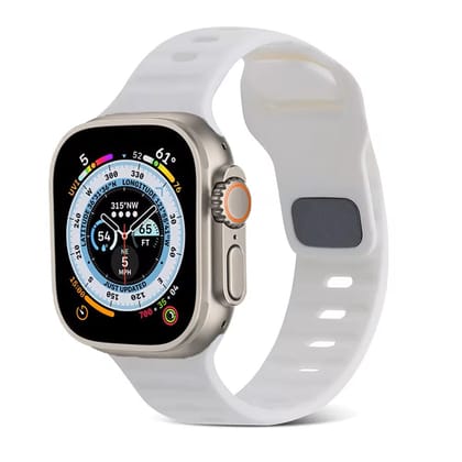 Sport  Watch Band-Apple Watch-WHITE / 45