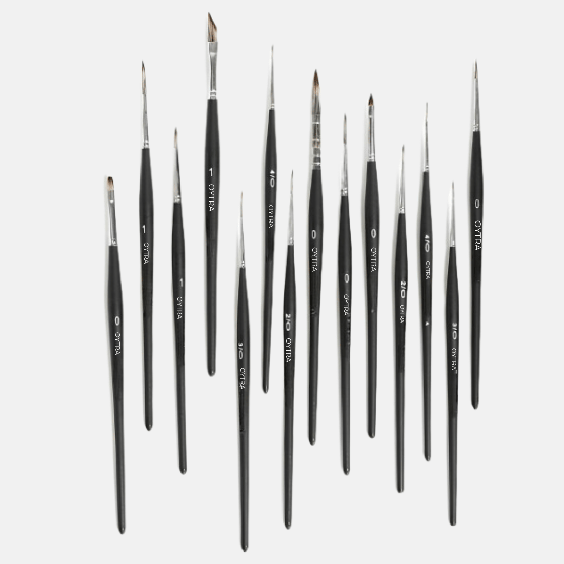 OYTRA Fine Detailing Mini Liner Paintbrush Set of 14