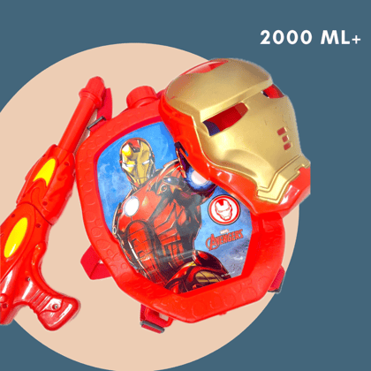 Avengers water tank with detachable mask (1pc) holi water tank