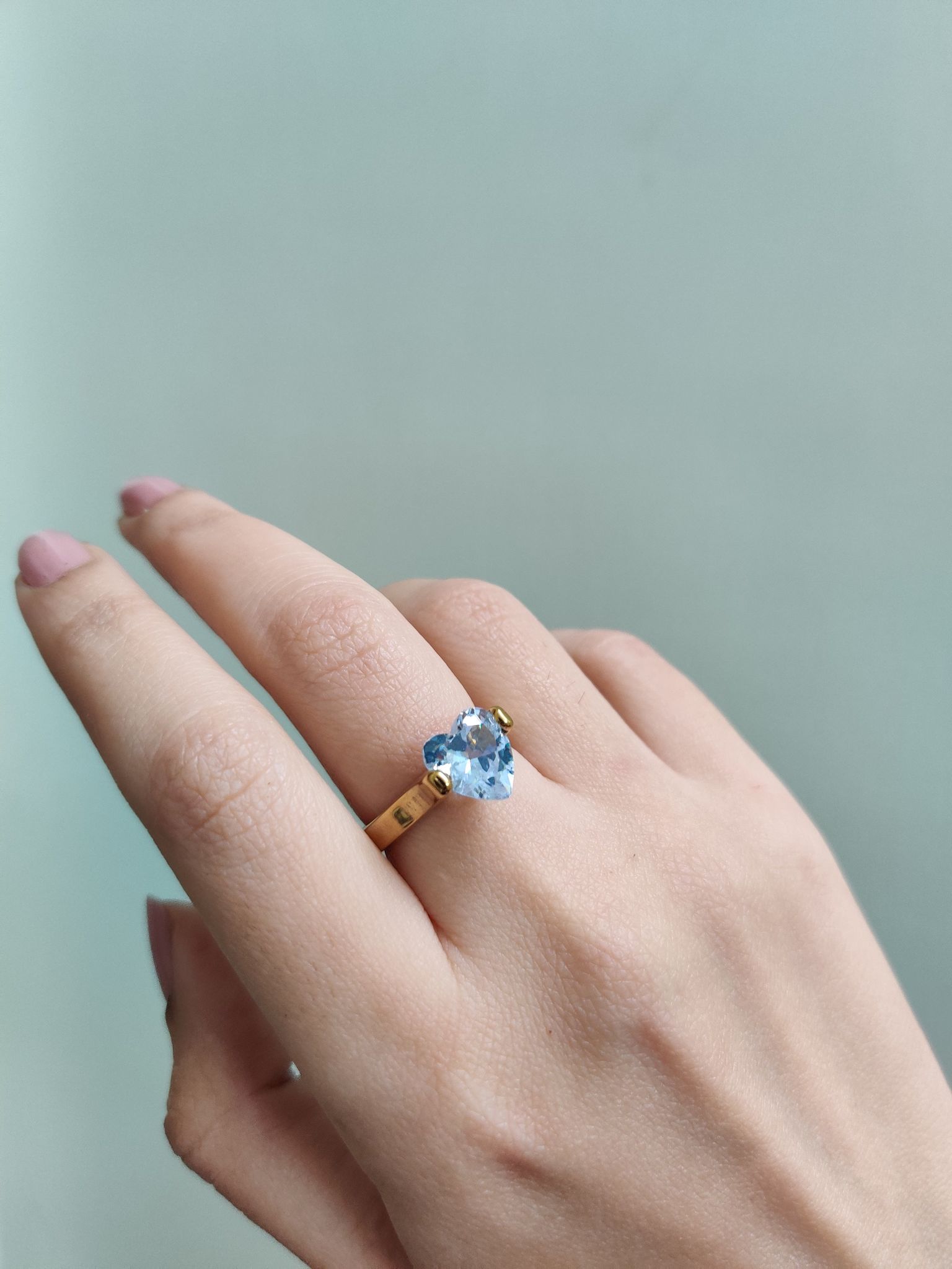 Heart diamond Ring-8