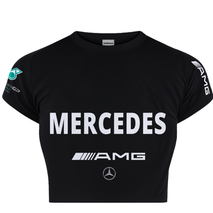 MERCEDES WOMEN’S BABY TEE-XS