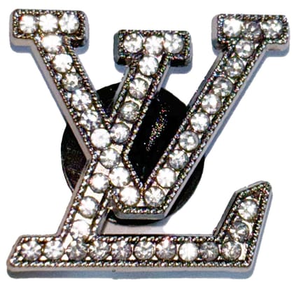 L.V Metal Shoe Charms