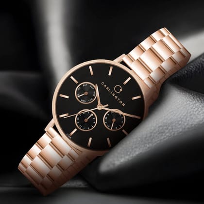 Iconic 2039 Black Analog Womens Watch