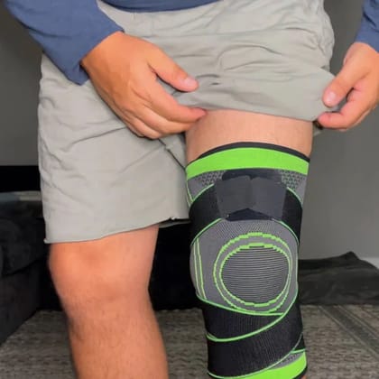 3D Compression Knee Sleeves for Men and Women- Adjustable Straps-Universal size / 1 Sleeve