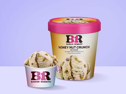 Honey Nut Crunch Ice Cream (Tub)