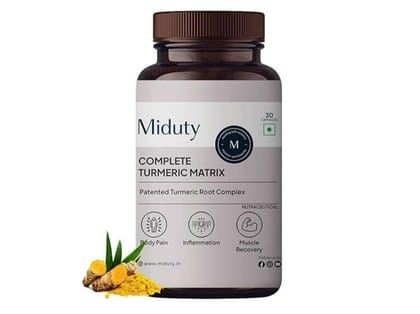 Miduty Complete Turmeric Matrix,  30 capsules