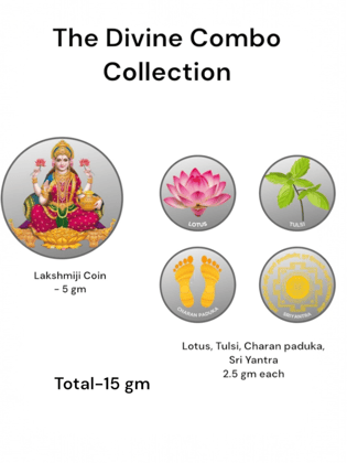 The Divine Combo Collection Silver Coins-15 gm