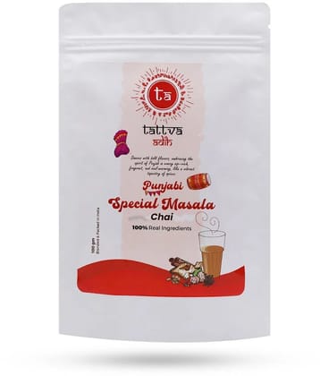 Tattva Adih Punjabi Masala Chai With star anise,cardamom,clove,black pepper,fennel,ginger Pouch 100g