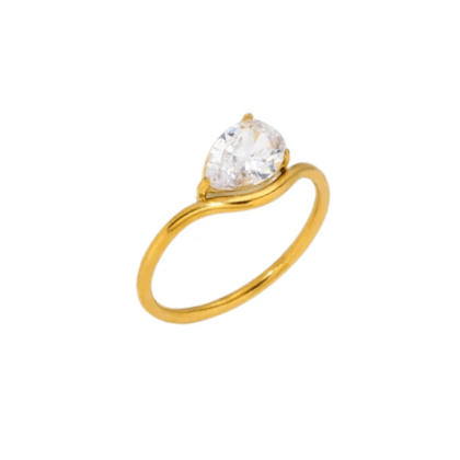 LOLITA RING - 18K GOLD PLATED-8/9