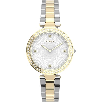 Timex Silver-Tone Dial Analog Women Watch - TW2V24500-Silver