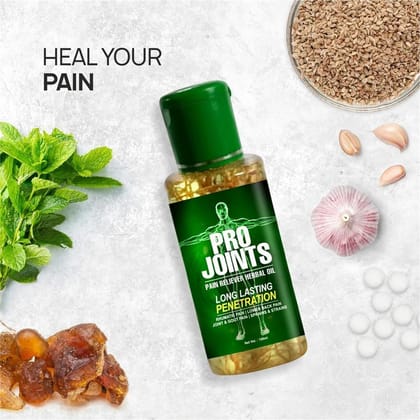 Pro Joints Pain Reliever Anti Inflammatory Oil With Pain Relief Formula (200 ML)