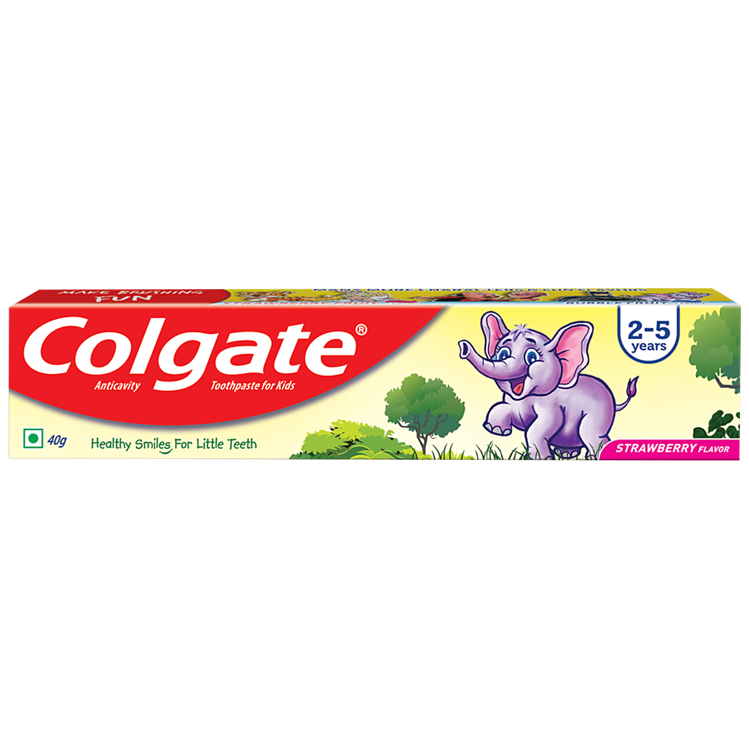 Colgate Kids Toothpaste - 2-5 Years, Strawberry Flavour, 40 G
