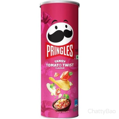 Pringles Potato Chips Tangy Tomato Twist 102 g
