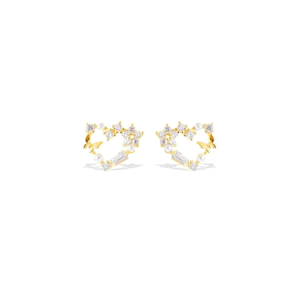 Teresa Studs | 925 Silver Earrings for Women-Silver