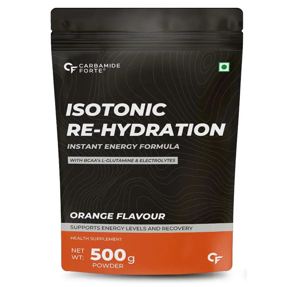 Carbamide Forte Isotonic Powder | Instant Energy Drink for Workout-500 g / Orange