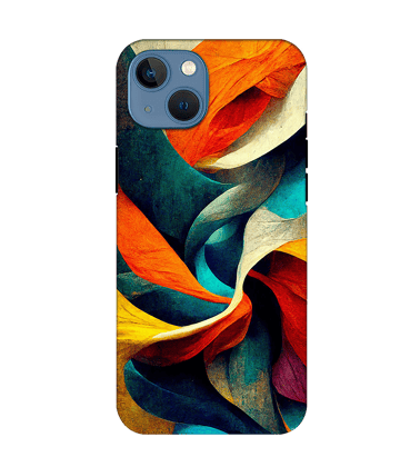 Sensy Gift Abstract Multicolor Pattern Printed Iphone 13 Back Cover