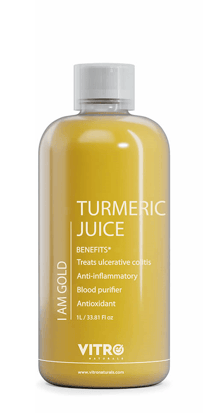 Vitro Turmeric Juice with Black Pepper 1L | Liquid Curcumin Supplement for Joint Support, Inflammation & Immunity | Fast Absorbing Alternative to Turmeric Capsules & Curcumin Tablets-1 Unit (15 D
