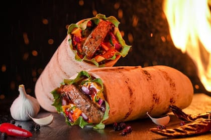 Korean Spicy Veg Wrap.