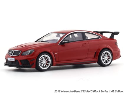 2012 Mercedes-Benz C63 AMG Black Series Red 1:43 Solido diecast Scale Model collectible